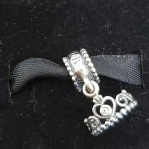 Pandora Princess Tiara  Crown Dangle Charm